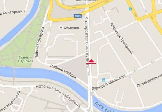 Схема рекламной плоскости по адресу Университетская ул., 37-39 (остановка)