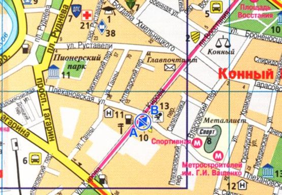 Схема рекламной плоскости по адресу Молочная ул. - Плехановская ул., 40 (остановка)