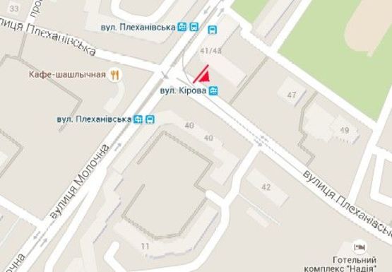 Схема рекламной плоскости по адресу Плехановская ул., 41/43 - Молочная ул.