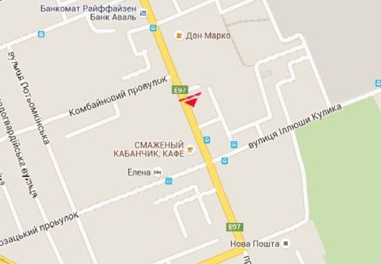 Схема рекламной плоскости по адресу Ушакова пр., 58 Схема рекламной плоскости по адресу Ушакова пр., 58