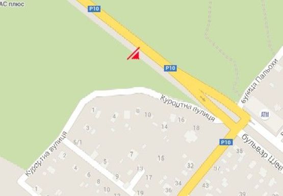 Схема рекламної площини за адресою Дахновская ул. - Палехи ул.