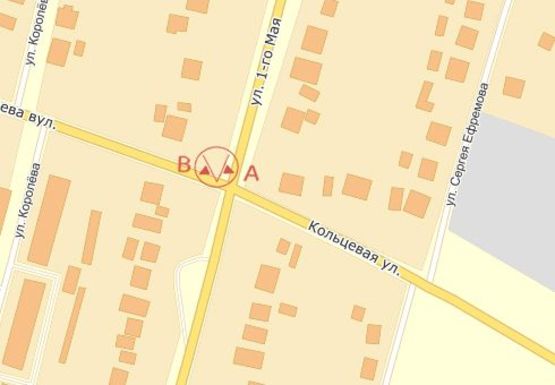 Схема рекламной плоскости по адресу Кольцевая ул. - 1 Мая ул., 240 Схема рекламной плоскости по адресу Кольцевая ул. - 1 Мая ул., 240