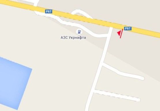 Схема рекламної площини за адресою Киевская ул., 26