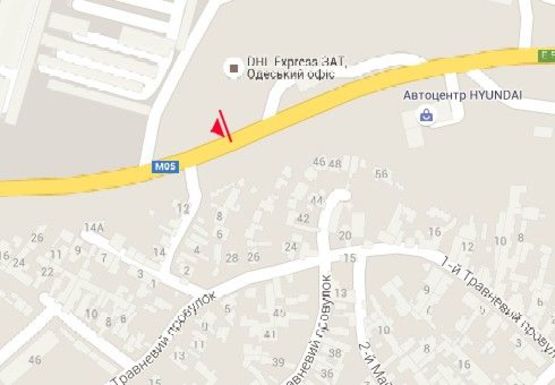 Схема рекламної площини за адресою Грушевского Михаила ул., 2-А,  АЗС WOG Схема рекламної площини за адресою Грушевского Михаила ул., 2-А,  АЗС WOG