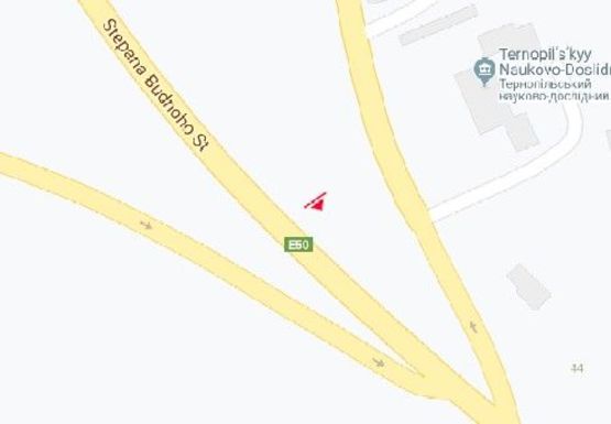 Схема рекламної площини за адресою Будного Степана ул., 48 Схема рекламної площини за адресою Будного Степана ул., 48