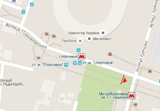 Схема рекламной плоскости по адресу Плехановская ул. - Державинская ул.