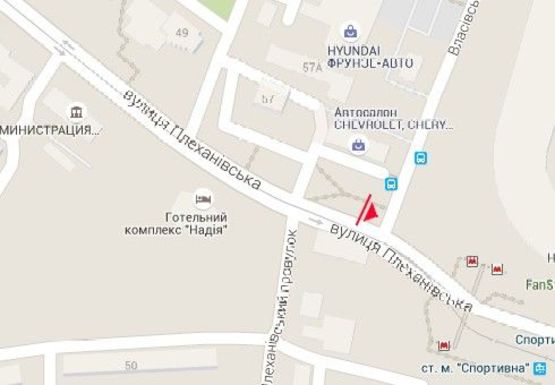 Схема рекламной плоскости по адресу Плехановская ул. - Власовский пер.