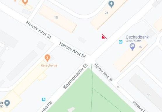 Схема рекламної площини за адресою Космонавтов ул., 28