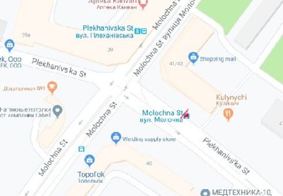 Схема рекламної площини за адресою Плехановская ул.,  41-43 (остановка)