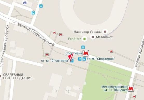 Схема рекламної площини за адресою Плехановская ул. - Плехановский пер. (остановка)