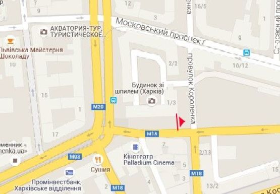 Схема рекламной плоскости по адресу Армянский пер., 1-3 Схема рекламной плоскости по адресу Армянский пер., 1-3