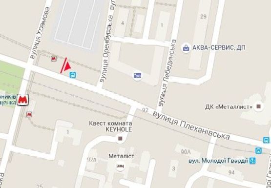 Схема рекламной плоскости по адресу Плехановская ул. - Храмова ул.