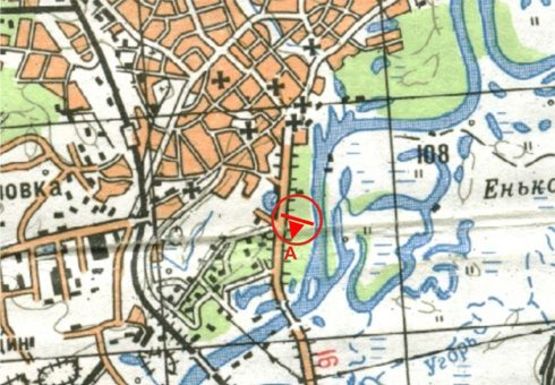 Схема рекламної площини за адресою Мира пр., Силикатный завод, въезд в город Схема рекламної площини за адресою Мира пр., Силикатный завод, въезд в город