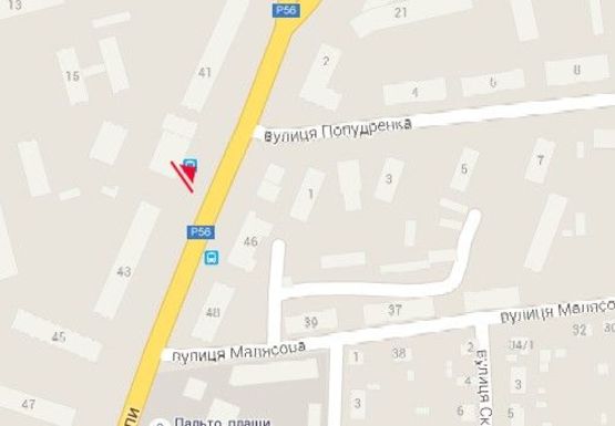 Схема рекламной плоскости по адресу Ивана Мазепы ул., 43