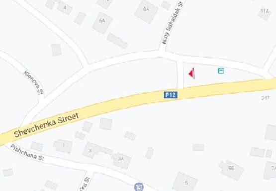 Схема рекламної площини за адресою Шевченка ул. - Сагайдак ул. Схема рекламної площини за адресою Шевченка ул. - Сагайдак ул.