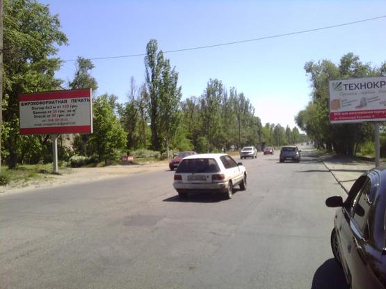 Схема рекламной плоскости по адресу Винокурова-Журналістів, сторона Б Схема рекламной плоскости по адресу Винокурова-Журналістів, сторона Б