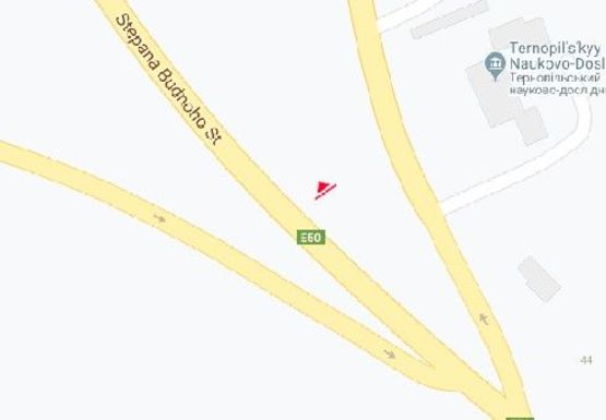 Схема рекламной плоскости по адресу Будного Степана ул., 48