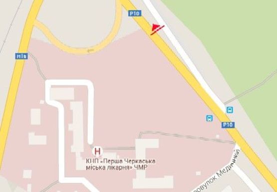 Схема рекламної площини за адресою Дахновская ул. - Золотоношское шосе Схема рекламної площини за адресою Дахновская ул. - Золотоношское шосе