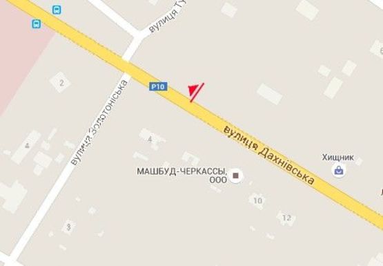 Схема рекламной плоскости по адресу Дахновская ул., 17 Схема рекламной плоскости по адресу Дахновская ул., 17