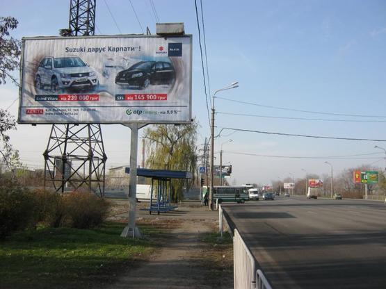 Схема рекламной плоскости по адресу Набережна Заводська-Павлова, сторона Б Схема рекламной плоскости по адресу Набережна Заводська-Павлова, сторона Б