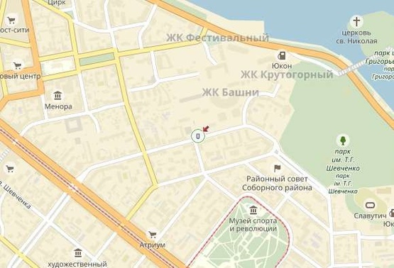 Схема рекламной плоскости по адресу Владимира Вернадского ул. 18А