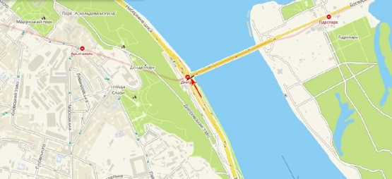 Схема рекламной плоскости по адресу Набережное шоссе, поворот на мост Метро, в сторону Почтовой пл-ди, правая Схема рекламной плоскости по адресу Набережное шоссе, поворот на мост Метро, в сторону Почтовой пл-ди, правая