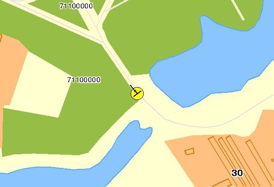 Схема рекламной плоскости по адресу Электриков ул., первый после съезда с Московского моста