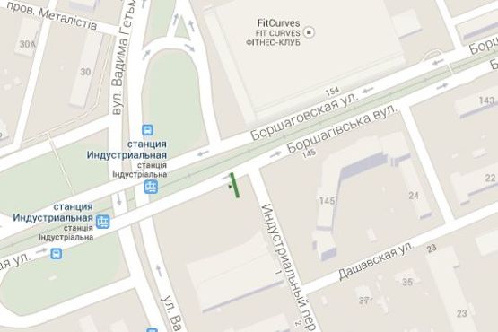 Схема рекламной плоскости по адресу Борщагівська вул., : Індустріальний міст; №3 (в напр. Перемоги пл.) Схема рекламной плоскости по адресу Борщагівська вул., : Індустріальний міст; №3 (в напр. Перемоги пл.)