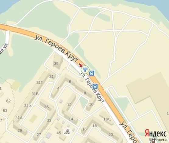 Схема рекламної площини за адресою Героев Крут ул., 8 (200 м. до "Эпицентра") Схема рекламної площини за адресою Героев Крут ул., 8 (200 м. до "Эпицентра")