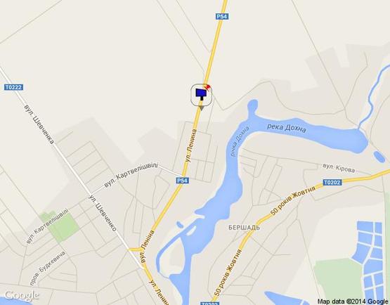 Схема рекламной плоскости по адресу ул. Ленина - въезд от  Теплика Схема рекламной плоскости по адресу ул. Ленина - въезд от  Теплика