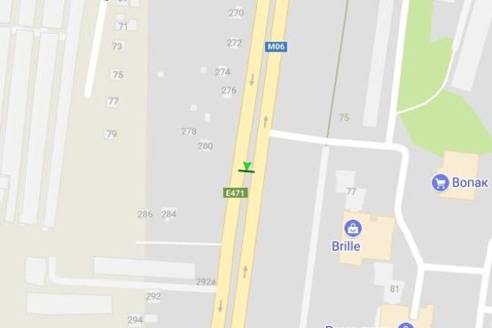 Схема рекламної площини за адресою Стрийська вул., 77 (призма) (від центру) Схема рекламної площини за адресою Стрийська вул., 77 (призма) (від центру)