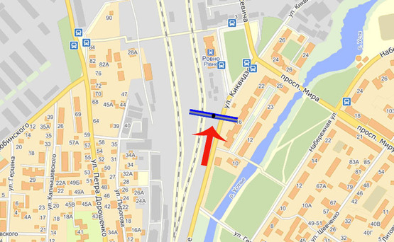 Схема рекламной плоскости по адресу ул.Киквидзе/ж/д вокзал (В) Схема рекламной плоскости по адресу ул.Киквидзе/ж/д вокзал (В)