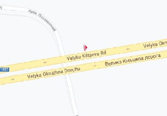 Схема рекламной плоскости по адресу Большая Кольцевая Дорога (оп. 130)