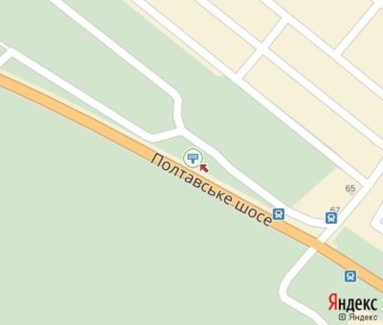 Схема рекламной плоскости по адресу автодорога М04 на г. Киев, Полтава за поворотом Дачи № 79 Схема рекламной плоскости по адресу автодорога М04 на г. Киев, Полтава за поворотом Дачи № 79