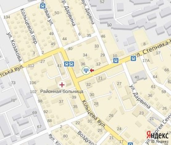 Схема рекламной плоскости по адресу Степняка ул. - Кравчинского ул. - Кольцевая ул.