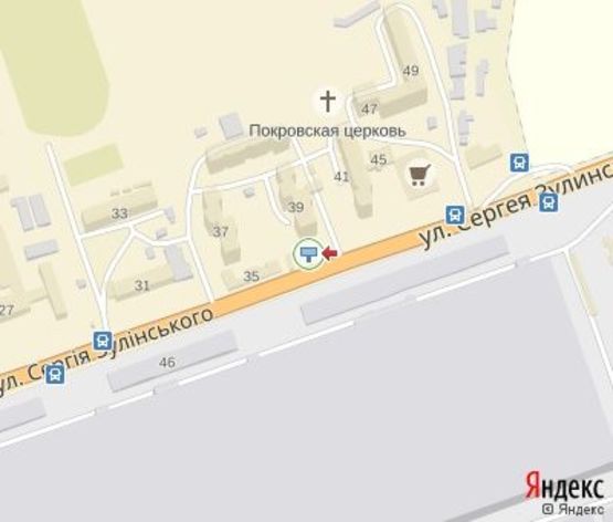 Схема рекламной плоскости по адресу Зулинского ул., 39 (ж\м "ДПЗ 18" , 200 м. от ТЦ) Схема рекламной плоскости по адресу Зулинского ул., 39 (ж\м "ДПЗ 18" , 200 м. от ТЦ)