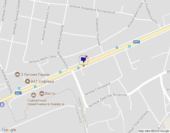 Схема рекламной плоскости по адресу м.Бровари, вул.Київська, 38 Схема рекламной плоскости по адресу м.Бровари, вул.Київська, 38