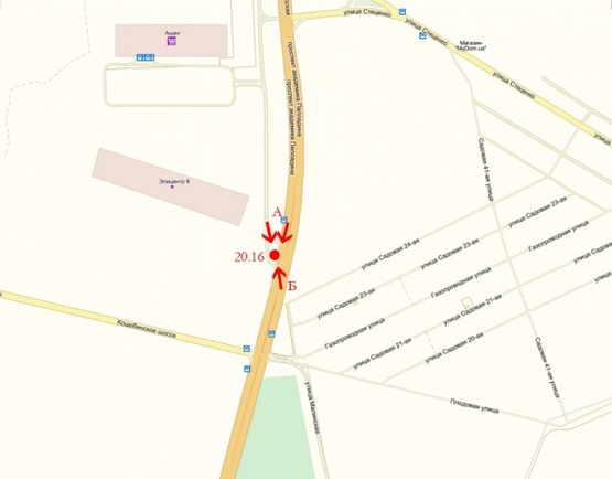 Схема рекламної площини за адресою ул., Берковецкая 6-Б, Крупная транспортная развязка, въезд в ТЦ "Эпицентр", рядом ТЦ "Новус", ТЦ "Ашан"