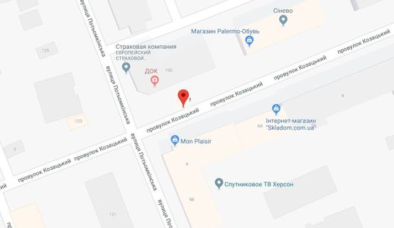 Схема рекламной плоскости по адресу Козацький пров./Потьомкінська вул.(р-н клініки "ДОК") Схема рекламной плоскости по адресу Козацький пров./Потьомкінська вул.(р-н клініки "ДОК")