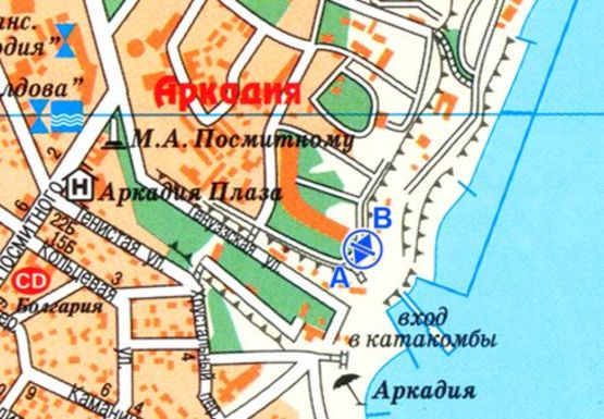 Схема рекламной плоскости по адресу Центральная аллея пляжа "Аркадия"  (№29) Схема рекламной плоскости по адресу Центральная аллея пляжа "Аркадия"  (№29)