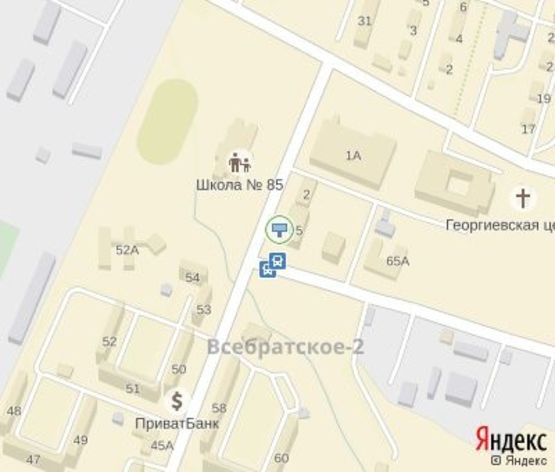 Схема рекламної площини за адресою мкр. Всебратское - 2/65 (гост. "Братислава") Схема рекламної площини за адресою мкр. Всебратское - 2/65 (гост. "Братислава")