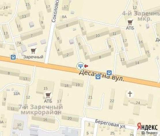 Схема рекламной плоскости по адресу мкр. 7-й Заречный, 6 - Соколовская ул., 2, дв-е к Десантная ул. Схема рекламной плоскости по адресу мкр. 7-й Заречный, 6 - Соколовская ул., 2, дв-е к Десантная ул.