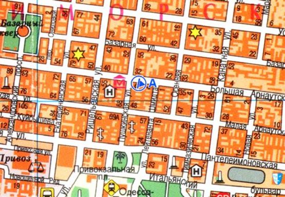 Схема рекламной плоскости по адресу Б. Арнаутская ул., 47 - Пушкинская ул. Схема рекламной плоскости по адресу Б. Арнаутская ул., 47 - Пушкинская ул.