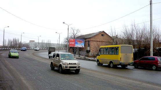 Схема рекламної площини за адресою Железнодорожная,31 - Красная Схема рекламної площини за адресою Железнодорожная,31 - Красная