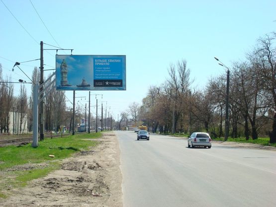 Схема рекламной плоскости по адресу Тираспольское шоссе