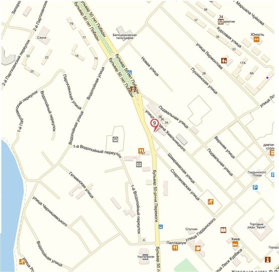 Схема рекламной плоскости по адресу ул. 50 л. Победы в р-не остановки "Б.Хмельницького" , верхняя часть Схема рекламной плоскости по адресу ул. 50 л. Победы в р-не остановки "Б.Хмельницького" , верхняя часть