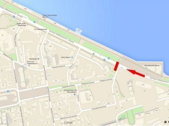 Схема рекламной плоскости по адресу вул. Січеславська Набережна – вул. Ливарна (у центр) Схема рекламной плоскости по адресу вул. Січеславська Набережна – вул. Ливарна (у центр)