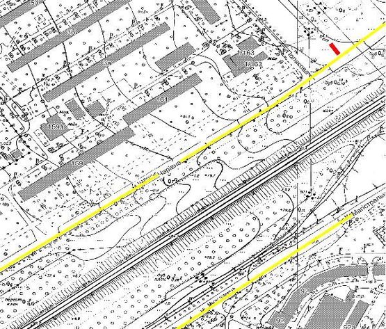Схема рекламної площини за адресою ул.Чаривная-ул.Полякова