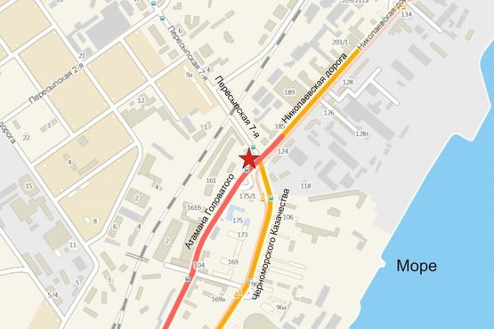 Схема рекламной плоскости по адресу Ярмарочная площадь АЗС WOG (Ат.Головатого, Черноморсого Казачества, Николаевская дор. 7 Пересыпская)(низ)