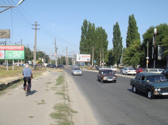 Схема рекламної площини за адресою ул. Столбовая / Дальницкий переезд №2